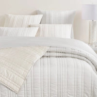 Blissful Bamboo Pearl/Silver Quilt
