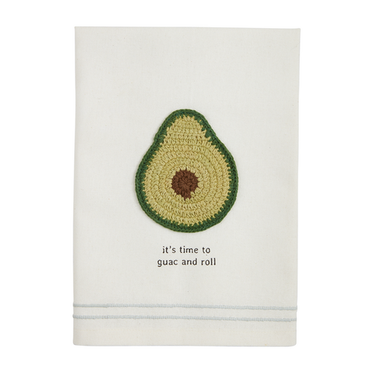 Avocado Fiesta Crochet Towels